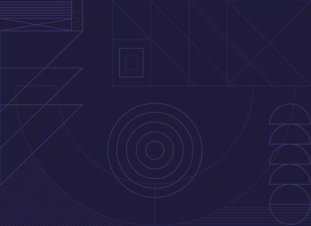 Decorative pattern, navy geometric lines.