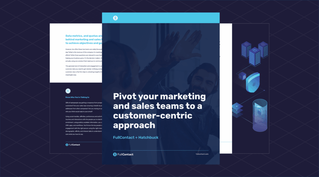 Pivot your marketing and sales teams to a customer-centric approach.