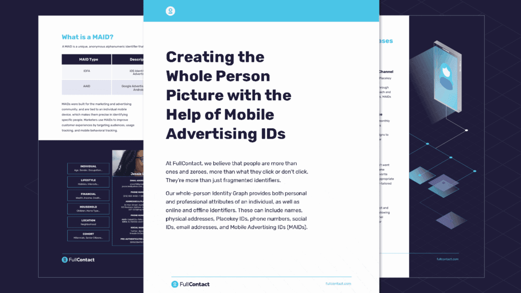 Create the whole person picture with Mobile Advertising IDs.