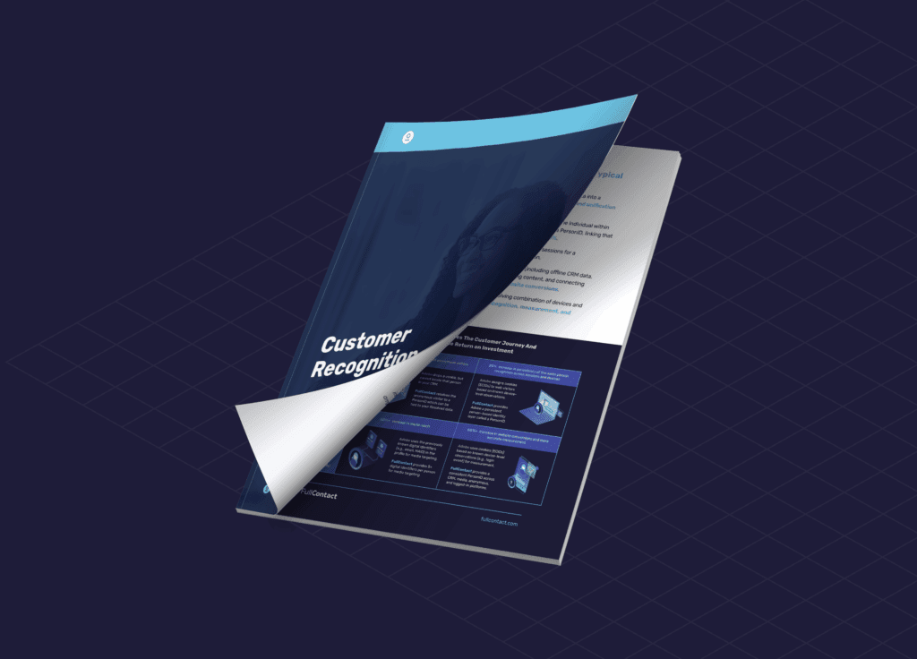 Recognize your customers in real-time with FullContact Customer Recognition.