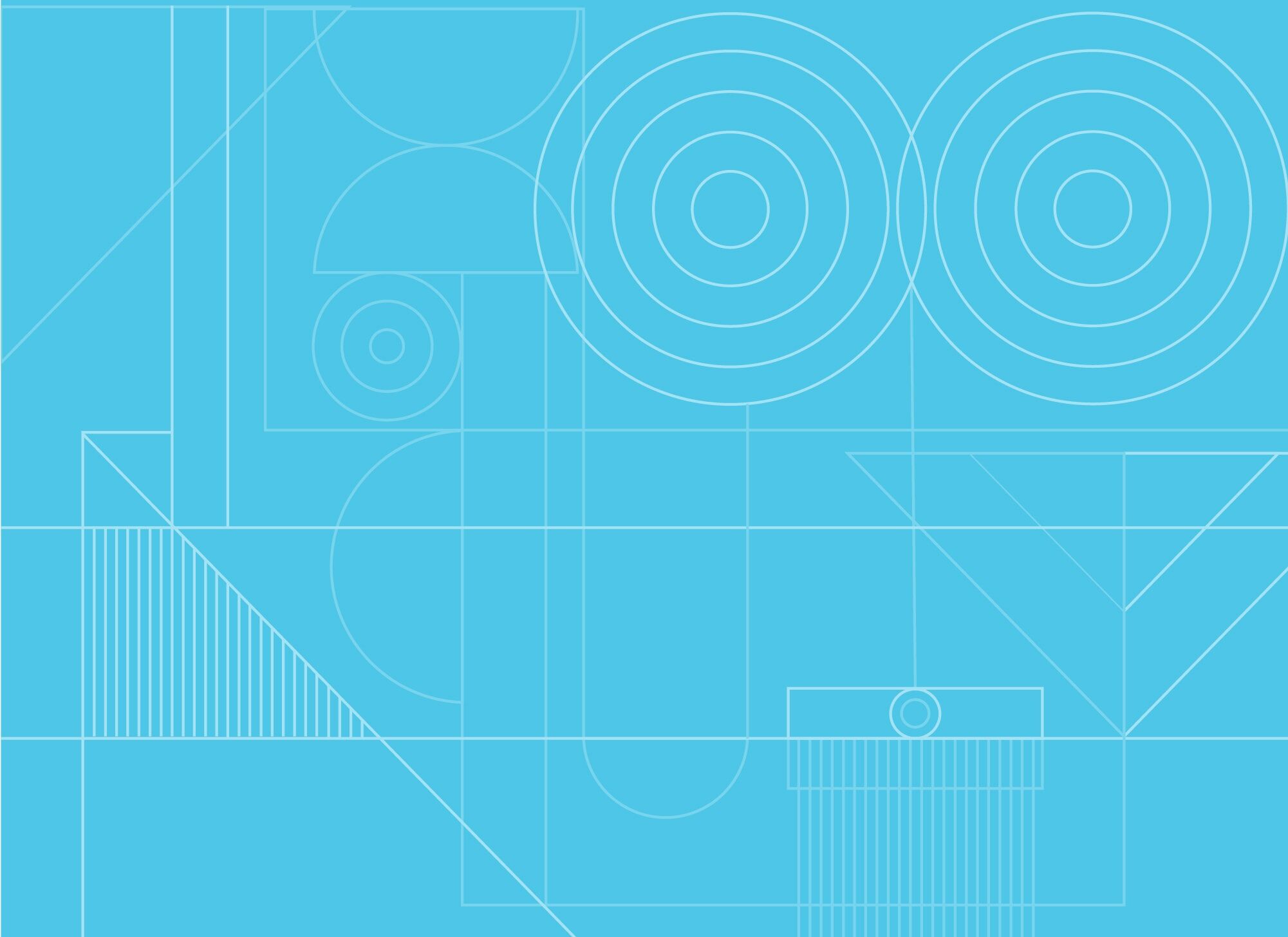 Decorative geometric pattern, shades of light blue.