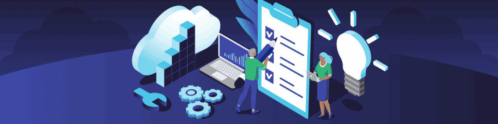 Illustration of innovation in progress.