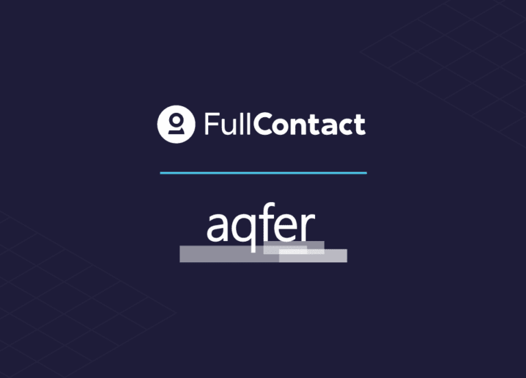 FullContact and Aqfer logos
