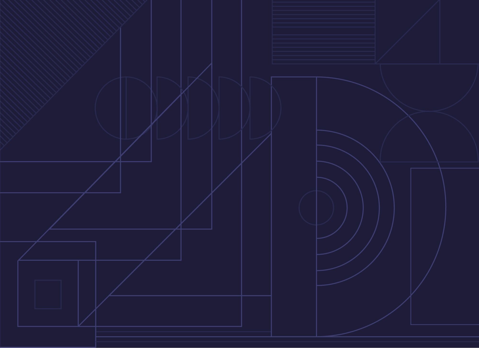 Decorative geometric pattern in navy blue.