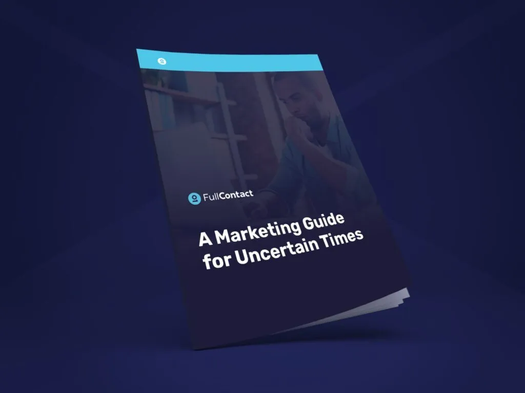 Marketing Guide for Uncertain Times, cover art.