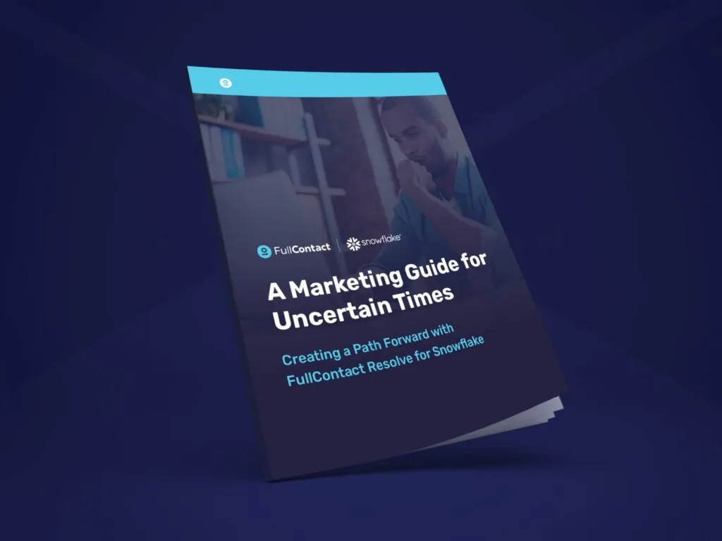 A Marketing Guide for Uncertain Times, cover art.