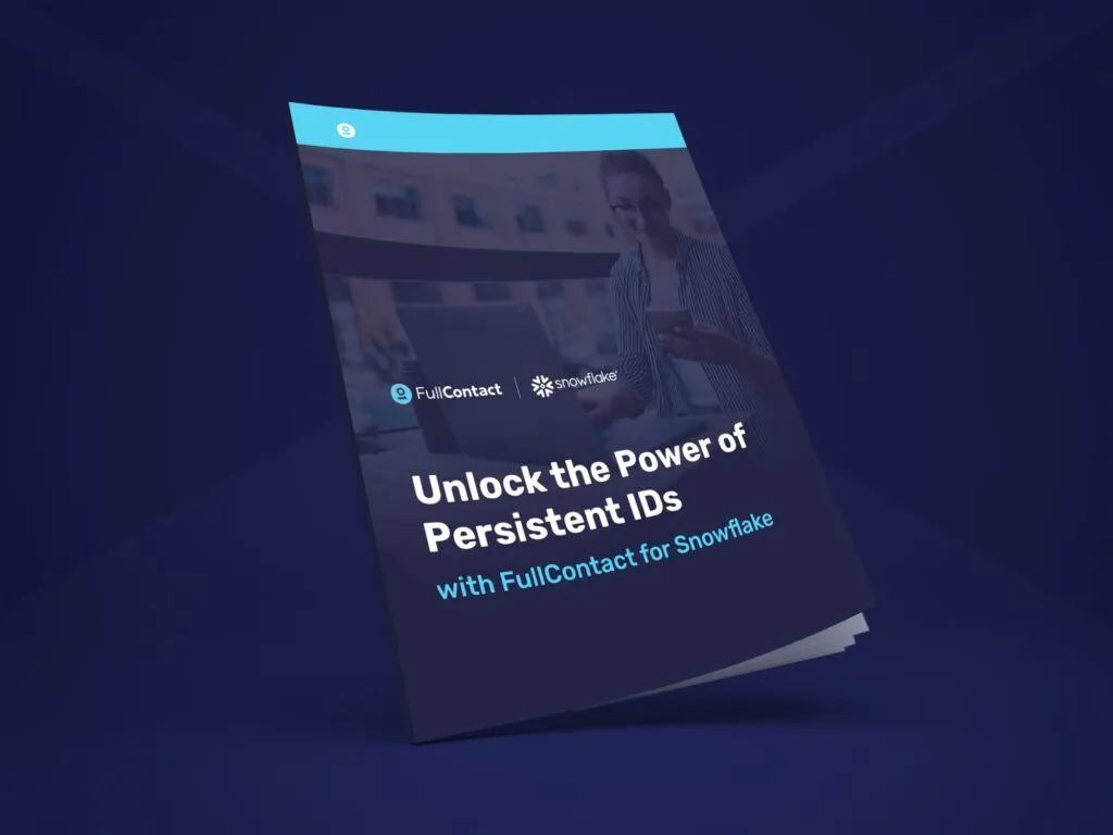 Unlock the Power of Persistent IDs with FullContact, cover art.