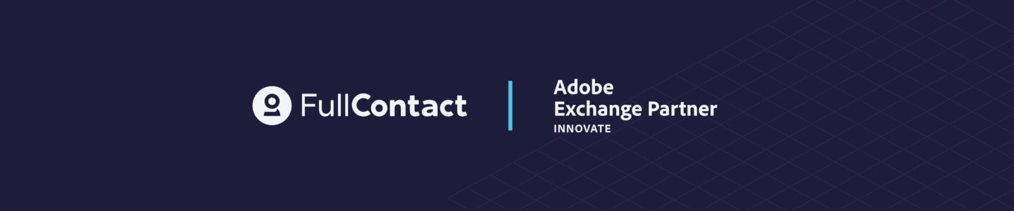 This image shows the FullContact and Adobe Exchange Partner Innovate Logos