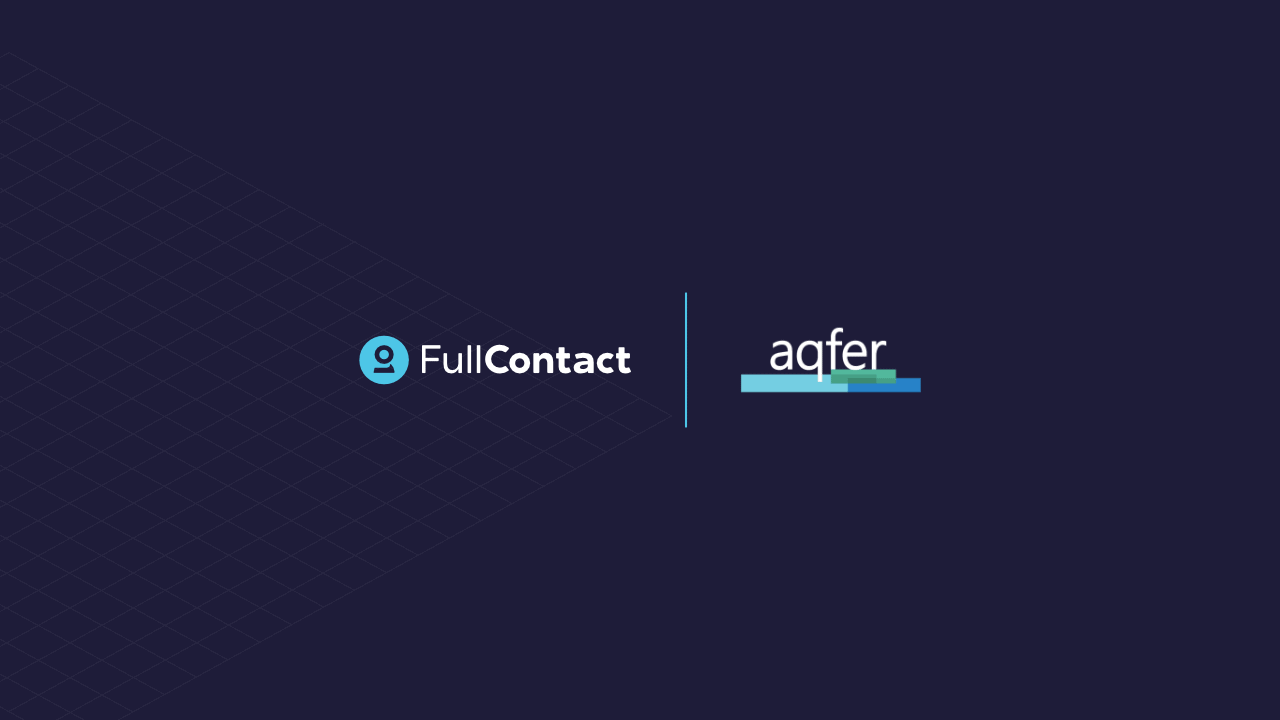FullContact and Aqfer co-branded graphic.