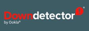 Downdetector by Ookla logo.